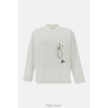26 F/W 앤드 원더 헤비 코튼 롱 슬리브 포켓 티셔츠 574628 B0032336658