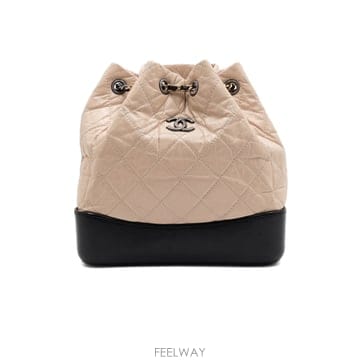 샤넬 A94485 베이지 카프스킨 가브리엘 스몰 여성 백팩aa67102