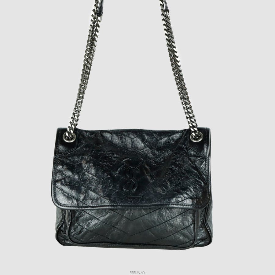 Saint Laurent [�Ƹ�����]�̵� ���ζ� ��Ƽ�� ���� ��Ű ü�� ����� ũ�ν���633158[�Ƹ�����]�̵� ���ζ� ��Ƽ�� ���� ��Ű ü�� ����� ũ