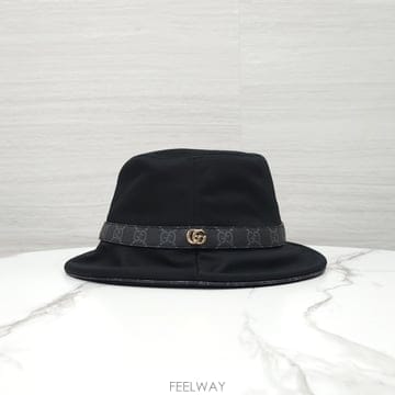 [럭스유] (새상품)구찌 더블 G 코튼 페도라 버킷햇 M 833057