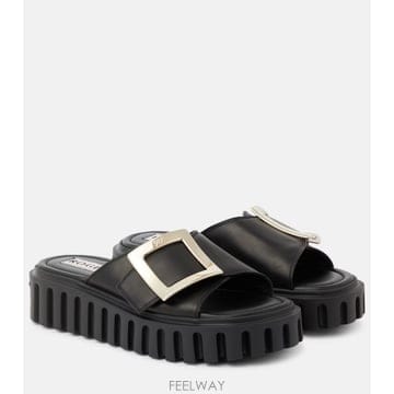 Roger Vivier ������� ������� Viv Go Thick ���� �ı������ ������� Viv Go Thick ���� ��