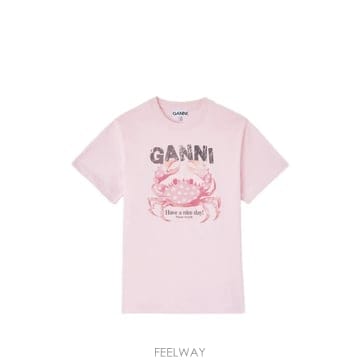GANNI ���Ϲ�� ���� ũ�� ����Ʈ Ƽ�������Ϲ�� ���� ũ�� ����Ʈ Ƽ����