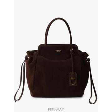 PRADA ���Ϲ�� ����� Carry medium suede bag���Ϲ�� ����� Carry medium suede bag