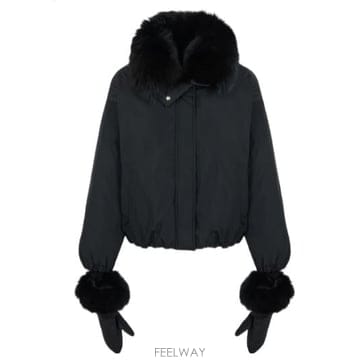 Yves Salomon 26FW �̺��θ� ��Ʈ ���� 27W25WYV05866 DOTMC99 NOIR26FW �̺��θ� ��Ʈ ���� 27W25WYV05866 DOTMC99 NOIR