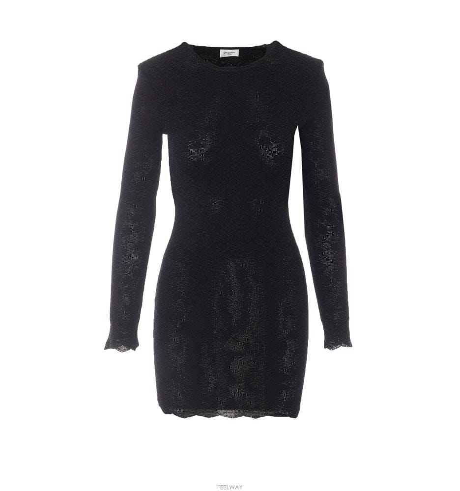 Saint Laurent 26 F/W ���ζ� �̴� �巹�� �� �÷ζ� �޽� ��Ʈ A008F0/Y B001236588226 F/W ���ζ� �̴� �巹�� �� �÷ζ� �޽� ��Ʈ A008F0/Y