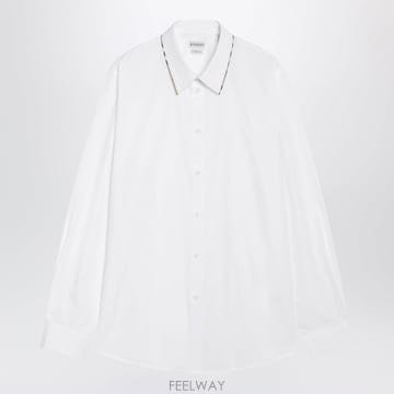 [A1] 버버리 8133070136633 남방 셔츠 탑 남성 8133070136633A1462