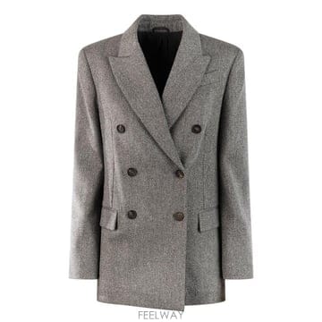 Brunello Cucinelli 26FW ���ڷ� ��ġ�ڸ� ����Ʈ MD0077097 C001 SILVER GREY26FW ���ڷ� ��ġ�ڸ� ����Ʈ MD0077097 C001 SILVER GR