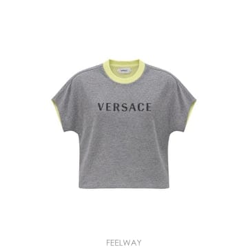 Versace 26FW ������ü ���� Ƽ���� 10260021A18732 2EZ10 LIGHT GREY MELANGE PAL26FW ������ü ���� Ƽ���� 10260021A18732 2EZ10 LIGHT G