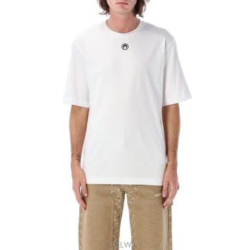 Marine Serre 26FW �������� ���� Ƽ���� MTT077A CJER0009 WH10 WHITE26FW �������� ���� Ƽ���� MTT077A CJER0009 WH10 WHITE