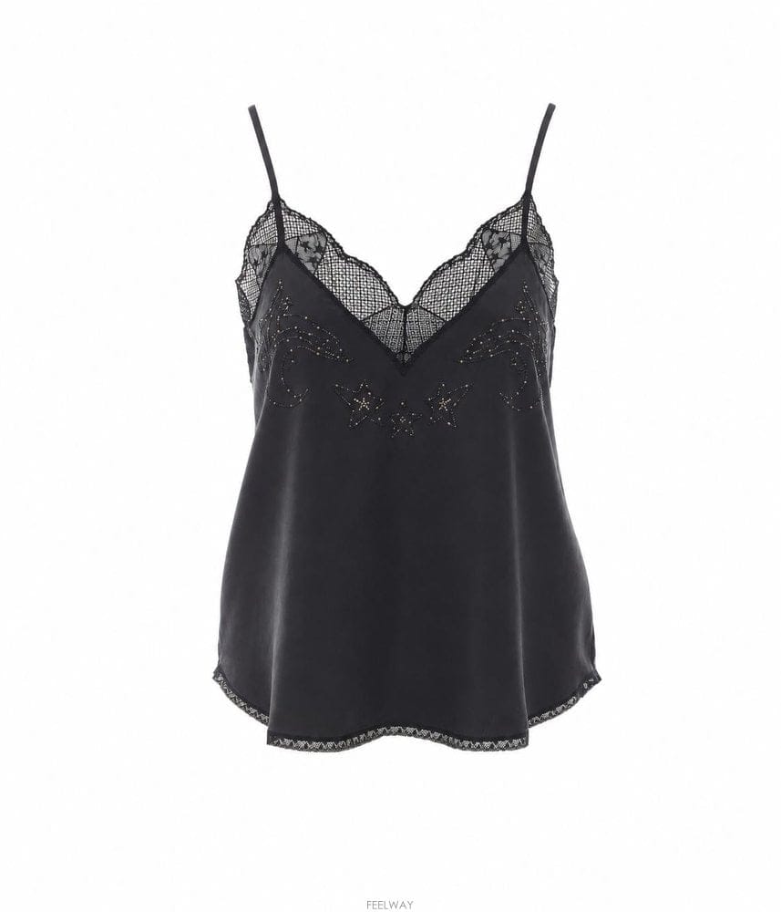 Zadig&Voltaire 26 F/W ��� �� ���׸� ũ����Ƽ ��ũ ��Ʈ�� ��ũ ž WWCR B001236650426 F/W ��� �� ���׸� ũ����Ƽ ��ũ ��Ʈ�� ��ũ ž W