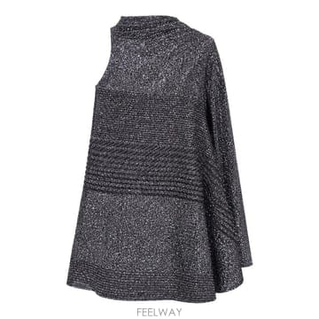 미쏘니 다크 그레이 스팽글 드레스 DS26WG30BC006RS91T B0302366543