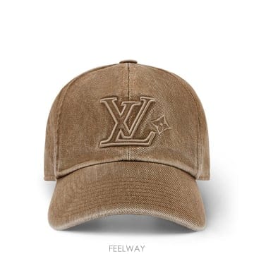 (국내A/S가능) 루이비통 LV 플라워 워시드 코튼 남성 볼캡 야구모자 베이지 M5501L