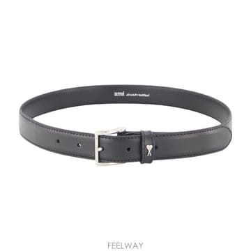 26 F/W 아미 파리 파리 25 MM 벨트 아미 파리 레더 블랙 U B0732363763