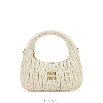 Miu Miu 26FW �̿�̿� �ϴ� ���׶�� ���� ���� ȣ�� �� 5BC125VOOYAN88 F0009 White26FW �̿�̿� �ϴ� ���׶�� ���� ���� ȣ�� �� 5BC125VO