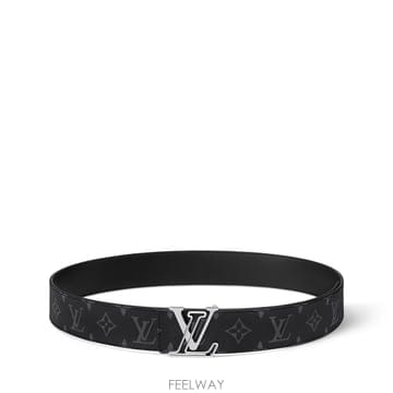 (국내A/S가능) 루이비통 LV 라인 40mm 레더 남성 벨트 그레이 M8504V
