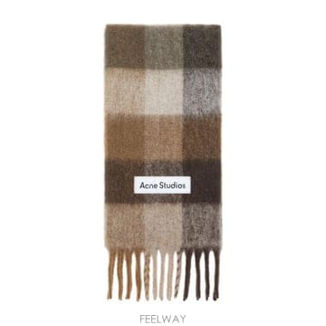 Acne 26FW ��ũ�� ��Ʃ��� ����� üũ ���÷� CA0084 DTJ BROWN26FW ��ũ�� ��Ʃ��� ����� üũ ���÷� CA0084 DTJ BRO