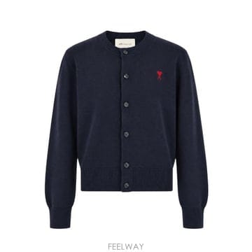 아미 울 아미 드 꾀흐 가디건 네이비 FKC361 001 414