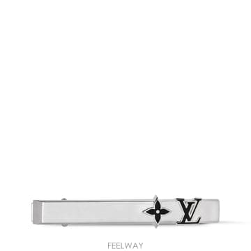 (국내A/S가능) 루이비통 LV 스파이크 남성 넥타이핀 타이바 실버 M03709