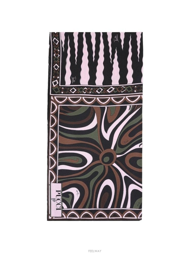 Emilio Pucci ���и��� Ǫġ ��ī�� 90X90 ��ũ Ʈ�� 6UGB446UC28 2 B0442320525���и��� Ǫġ ��ī�� 90X90 ��ũ Ʈ�� 6UGB446UC28 2 B04