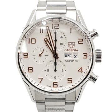 태그호이어 CV2A1AC 까레라 칼리버16 데이데이트 43MM 오토매틱 스틸 남성 시계aa68116