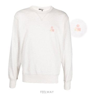 [당일]이자벨마랑 마이크 MIKE 로고 기모 맨투맨 에쿠르 SW0057 22A041H 23EC