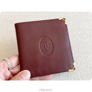 까르띠에 머스트 반지갑 남녀공용(동전포켓포함)