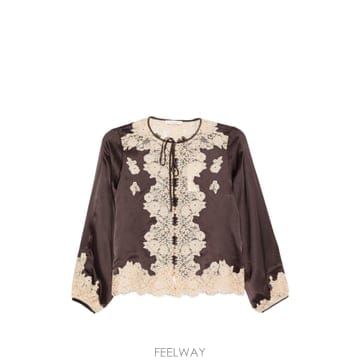 | Other Brand | DOEN Lucine lace trimmed top 12317308485896 TP725756607DOEN Lucine lace trimmed top 12317308485896 TP72575660