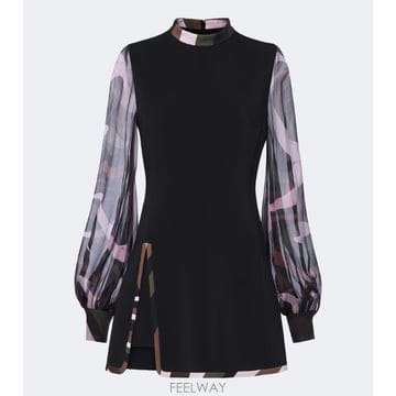 Emilio Pucci 26 FW Pucci Iride ĳ�� ũ���� �̴ϵ巹�� TP58201583026 FW Pucci Iride ĳ�� ũ���� �̴ϵ巹�� TP582015830