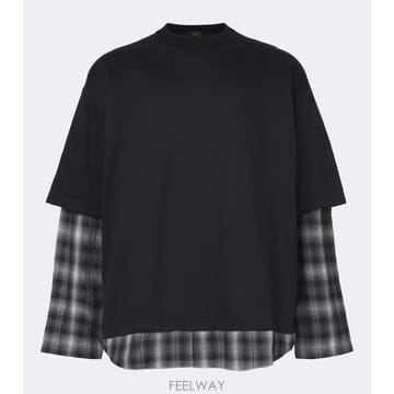 Comme des Garcons 26 FW �ĵ������� �ȹ� ���̾�� üũ ��ư ���� Ƽ���� TP58202069726 FW �ĵ������� �ȹ� ���̾�� üũ ��ư ���� Ƽ���� T
