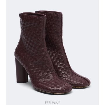 26 FW 보테가 베네타 인트레치아토 레더 앵클 부츠 TP582014768