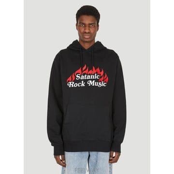 | Other Brand | 26 FW Assid ���� Satanic Rock Music Hooded Sweatshirt SATANIC26 FW Assid ���� Satanic Rock Music Hooded Sweatshirt 
