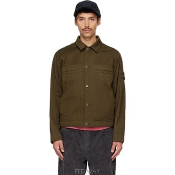 스톤아일랜드 카키 Q100039 울 코튼 바이커 재킷 L2S15 Q100039 S0F50 TP87812730