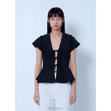GANNI 26 FW ���� ���� ����Ʈ ���ø� Į�� ����콺 gan0265038blk26 FW ���� ���� ����Ʈ ���ø� Į�� ����콺 gan0265038