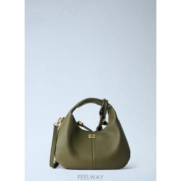 26 FW 가니 여성 호보 미니 그레인드 핸드백 gan0265048oli