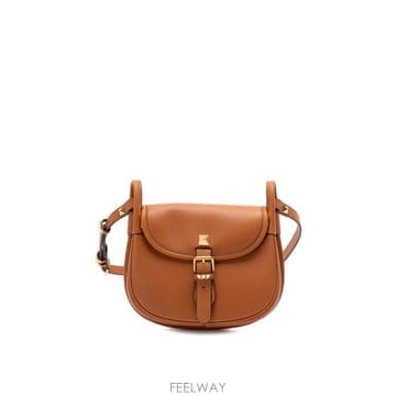 26SS 발렌티노 Caramel 레더 Flaneuse 크로스바디 백 8W2B0T08FEFWU1 TP57144