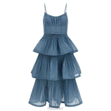 Zimmermann 26SS ���Ӹ� �ø��� Tiered �̵� �巹�� 6354DC26RDPBL TP57212944426SS ���Ӹ� �ø��� Tiered �̵� �巹�� 6354DC26RDPBL TP
