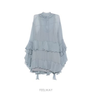 Chloe 26SS ���ο� Powder ���� ũ������ �巹�� CH26SRO52001011 TP57097945426SS ���ο� Powder ���� ũ������ �巹�� CH26SRO5200101