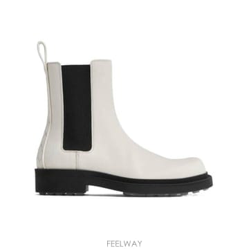 25FW 보테가 베네타 아이보리 레더 첼시 Ben 앵클 부츠 838337V2WT09013 TP57923757