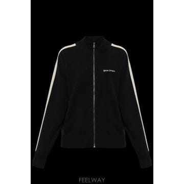 Palm Angels 26SS �ʿ����� Ŭ���� �ΰ� ��Ʈ Ʈ�� JKT ����   OFF PWHA062F25KNI0011003 TP526SS �ʿ����� Ŭ���� �ΰ� ��Ʈ Ʈ�� JKT ����   OFF PWH