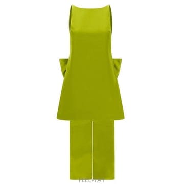 Self Portrait 26FW ���� ��Ʈ����Ʈ �ƽ� ���� �巹�� AW26008SGGREEN TP58035035926FW ���� ��Ʈ����Ʈ �ƽ� ���� �巹�� AW26008SGGREEN T