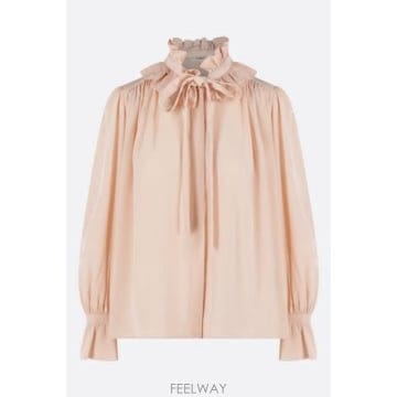 Chloe [E32]���ο� CH26WH1700056H6 ���� ����콺 CHLOE crepe de chine blouse[E32]���ο� CH26WH1700056H6 ���� ����콺 CHLOE crepe 