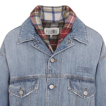 [D14]메종마르지엘라 S62AN0194M30055 971 BLUE 여성 자켓 코트 아우터 MM6 Maiso