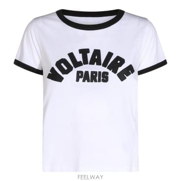 Zadig&Voltaire [S27]���غ��׸� JWTS02851107 ���� Ƽ���� ���� ����Ƽ ���ɼ��� ����Ƽ �ΰ� WHITE ALY[S27]���غ��׸� JWTS02851107 ���� Ƽ���� ���� ����Ƽ