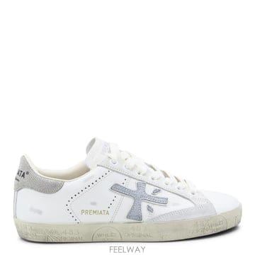 Premiata [S27]�����̾�Ÿ 8127 ���� �ο�ž ����ž ������ ����Ŀ�� �Ź� ���� �ȭ WHITE LEATHER[S27]�����̾�Ÿ 8127 ���� �ο�ž ����ž ������ ����Ŀ