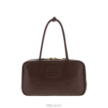 Miu Miu [X45]�̿�̿� 5BB1722CRW F0NBL ���� ��Ʈ�� ���۹� ž�ڵ�� �ڵ�� Dark brown le[X45]�̿�̿� 5BB1722CRW F0NBL ���� ��Ʈ�� ���۹� ž��