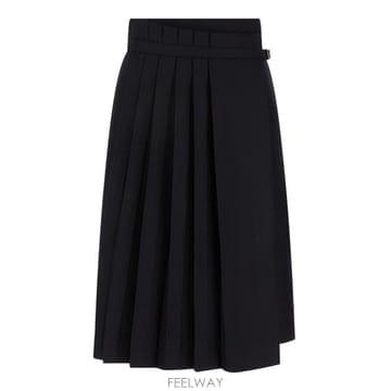Dries Van Noten [W63]�帮���ݳ�ư 2620108184193 509 ���� ��ĿƮ ġ�� Gonna in lana blu na[W63]�帮���ݳ�ư 2620108184193 509 ���� ��ĿƮ ġ�� G