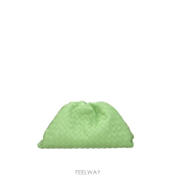 23FW 보테가 베네타 보테가 베네타 파우치 가죽 Verde Pistacchio 여성 576175VCPP03