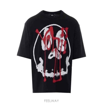 Yohji Yamamoto 26FW Y 3 Skuoogfx T ���� KR1062BLACK TP58173070626FW Y 3 Skuoogfx T ���� KR1062BLACK TP581730706