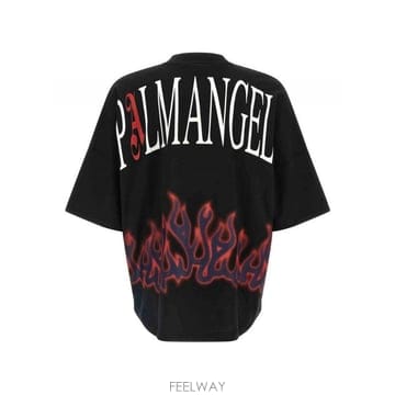 Palm Angels 25FW �ʿ����� Flames T ���� PMAA10BF25JER0031084 TP57789843625FW �ʿ����� Flames T ���� PMAA10BF25JER0031084 TP577