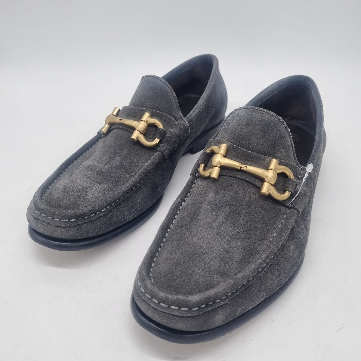 Ferragamo ��󰡸� ��ġ�� �����̵� ���� �׷��� ���� 265mm (7 1/2)��󰡸� ��ġ�� �����̵� ���� �׷��� ���� 265mm (7 1/2